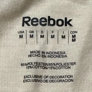Reebok Womens Nah Ma Stay‎ In Bed Graphic T-Shirt Tan Beige Short Sleeve Medium thumbnail 5