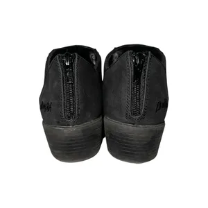 BLOWFISH‎ MALIBU Black Vegan Suede Low Block Heel Ankle Coastal Cowgirl Boot - 9 thumbnail 5