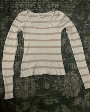 Striped sweater White Size XS thumbnail 1