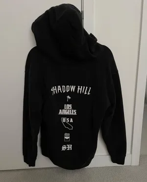 Shadowhill Black Oversized Merch Hoodie thumbnail 4
