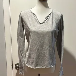 Zadig & Voltaire Grey T-Shirt -‎ One Size thumbnail 3