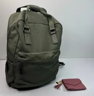 Wild Fable Olive green nylon backpack thumbnail 1