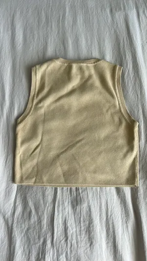 Sleeveless Knit ZARA Top Crop Tank thumbnail 2