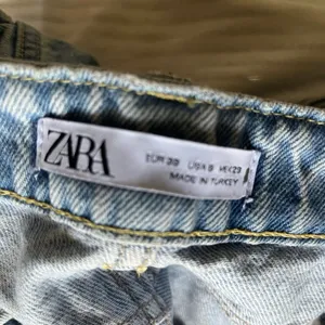 Used Zara Light Blue Denim Jeans thumbnail 2