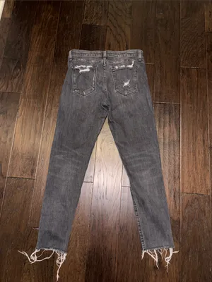 Flying Monkey High-Rise Black Distressed Skinny Jeans Size 28 thumbnail 4