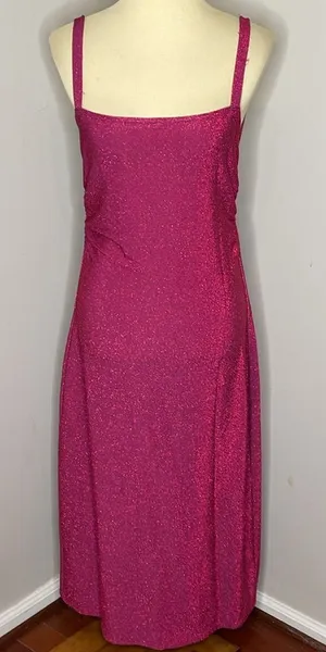 Reformation Breslin Dress Pink‎ thumbnail 1