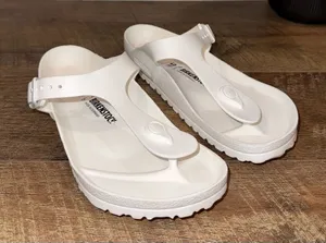 Birkenstock Gizeh Essentials Eva Women's Classic White Sandals thumbnail 1