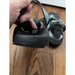 Chacos Sport Hiking Blue/Brown Sandals Strappy Toe Loop Shoe VIBRAM Sole Womens 8 thumbnail 5