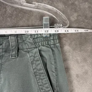American Eagle Stretch Cargo Pants Women’s 0 Green Utility Y2K Cotton Blend thumbnail 4