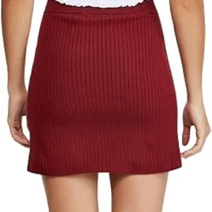 Free People Mod Wrap Skirt in Wine thumbnail 8