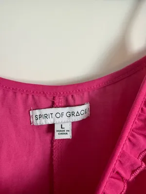 Pink ruffle dress Size L thumbnail 3