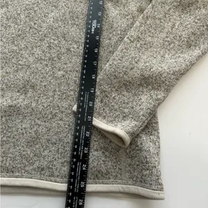Patagonia Better Sweater Quarter 1/4 Zip‎ Fleece Pullover Grey Large thumbnail 5