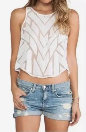 Free People ladies tank top is a size TP/XS. thumbnail 1