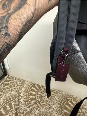 Coach Shooting start Brown Signature Canvas Leather Mini Backpack thumbnail 3