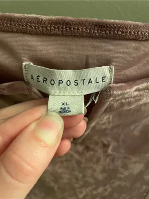 Aeropostale Dusty Rose Velvet Long Sleeve Dress thumbnail 3