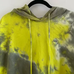 Wild Fable Daybreak Tie-Dye Hoodie In Lime Green & Grey Size L New With Tag thumbnail 2