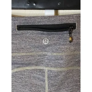 Lululemon‎ Speed Up Tight 28" Inseam Leggings Heathered Black Size 8 thumbnail 4