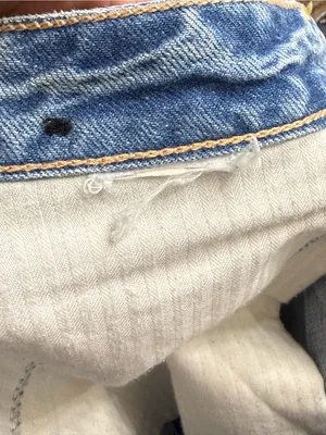 {12} Abercrombie & Fitch Distressed Denim Shorts thumbnail 8