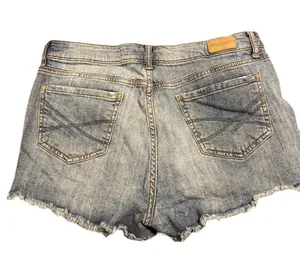 Aeropostale High Waisted Distressed Denim Jean Shorts thumbnail 5