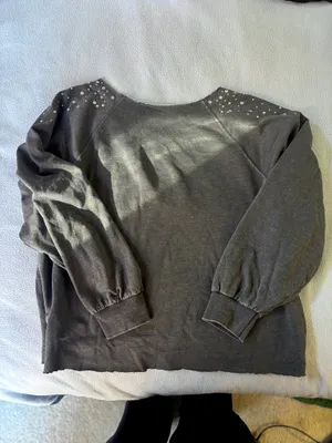 Studded crewneck Gray thumbnail 2