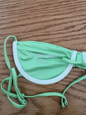 Frankie’s bikinis Green String Bikini Swim Set thumbnail 4