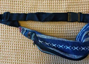 Woven Fanny pack Blue thumbnail 7