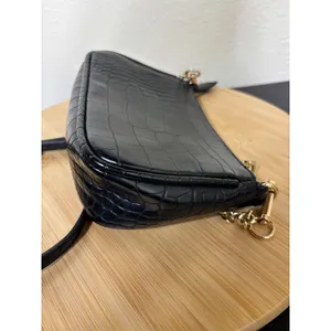 PETA +‎ JAIN Danny Cros Crossbody Bag Women Small Black Embossed Leather thumbnail 11