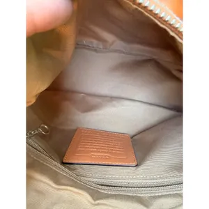 Coach Hampton Hobo Nylon Cream Tan Leather Shoulder Bag F11668 thumbnail 7