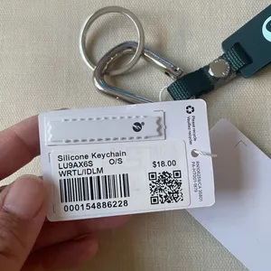 Lululemon silicone keychain - Warp Teal/Ideal Mint thumbnail 5