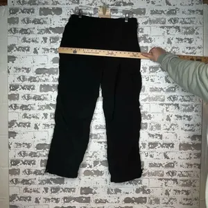 American Eagle | women black parachute pants thumbnail 8