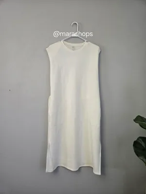 Spanx AirEssentials Tie Waist Tank Dress White thumbnail 3