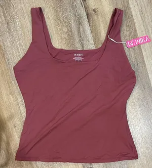 Women's rose colored Tank Top Red Size L thumbnail 1