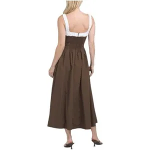 ✨MOON RIVER Two Tone Drop Waist Peakaboo Sz Large Dress✨ thumbnail 3
