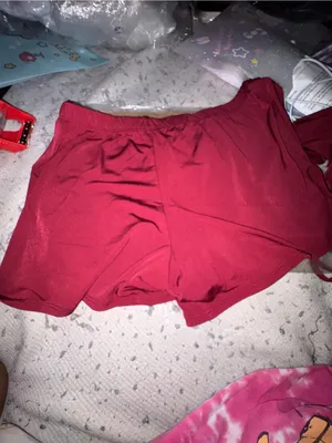 Women's Sleeveless Tie-Front Tank Top and shorts sleep set- Burgundy thumbnail 4