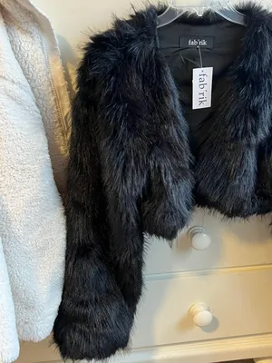 Cropped Fur Coat thumbnail 6