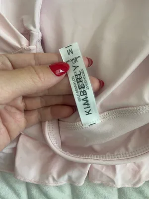 Kimberly Baby pink wrap athletic skirt thumbnail 4