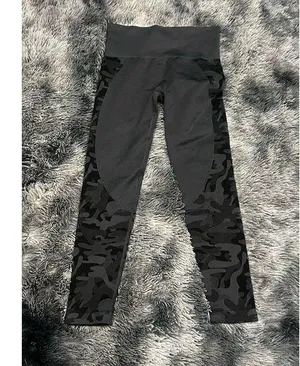 ZYIA Active performance camo seamless leggings grey black high rise ‎ Size Small thumbnail 2