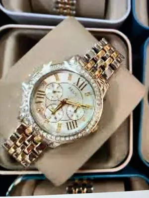 Relic Women's Two-Tone Crystal Accent Bracelet Watch - Gold & Silver thumbnail 2