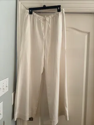 A New Day - Women's Effortless Pull-On Pants - Cream Large thumbnail 4