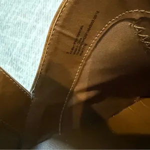 Universal Threads Brown Leather Ankle Boots 9 thumbnail 7