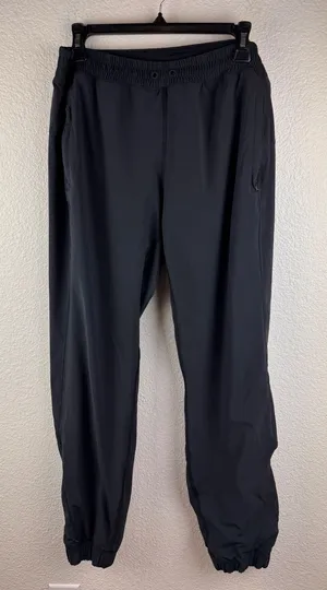 Lululemon Womens Size 10 Black Jogger Pants‎ Athletic Training Running thumbnail 1