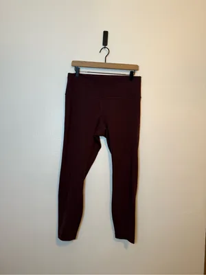 Lululemon Wunder Train High-Rise‎ Tight 25" Garnet thumbnail 3