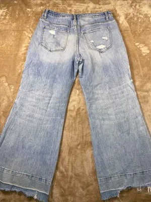 Vervet Flying Monkey High Rise Flare Light Wash Flare Jeans thumbnail 5