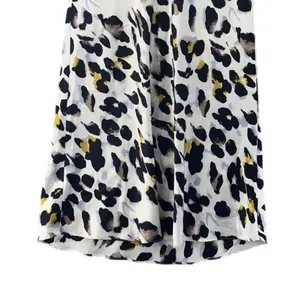White Leopard‎ Midi Skirt Large Black thumbnail 6