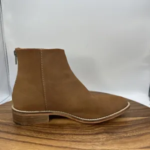 Free People Century Flat Boots Ankle Bootie Brown Leather Boho Women's 37 US 6.5 thumbnail 5