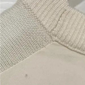 Lululemon Cream Minimalist Cashmere Blend Open Back Longline Medium Sweater thumbnail 10