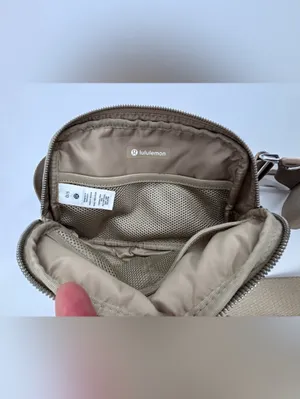 lululemon athletica Tan Belt Bag with White Logo thumbnail 7
