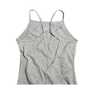 Free People Side To‎ Side Performance Gray Jumpsuit Size: M thumbnail 7