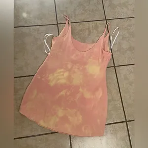 Privacy please blush pink tie dye mini dress size small revolve $88 spring boho thumbnail 2