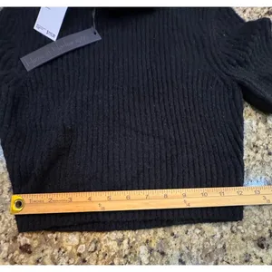 House of Harlow 1960 cropped ribbed knit turtleneck sweater Short Sleeve Size XS thumbnail 12